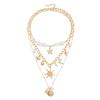 European and American jewelry summer leisure vacation wind marine element necklace sexy beautiful woman beach bikini necklace
