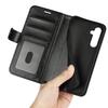 For Samsung Galaxy A24 4G (162.1 x 77.6 x 8.3mm) PU Leather Wallet Flip Cover Crazy Horse Texture Stand Phone Case