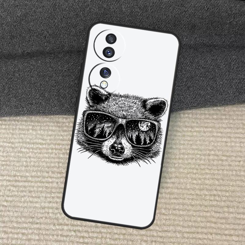 Waschbär Tierhülle Für Honor Magic 7 5 6 Pro Honor 200 Pro 50 70 90 Lite X8b X9a X8a X8 X9 X9c X9b Abdeckung