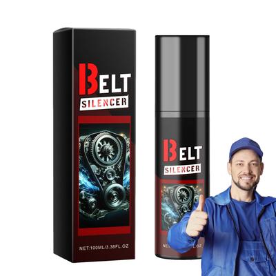 Belt Dressing Spray 100ml Prolongs Belt Life Engine Belt Silencer Spray-On Dressing Noise Lubrication Protection Friction