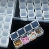 28 Grids Diamond Painting Tools Storage Box with Funnel Sticker Pen Diamond Painting Embroidery Accessories Container