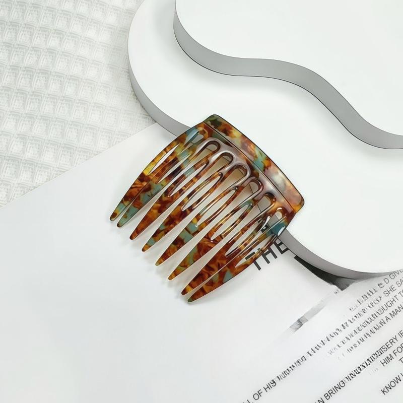 Small Size 7 Teeth Insert Comb Clip Women Hair Styling Hairpins Women Headwear Jewelry Bangs Broken Hair Comb Clip Girls Gifts