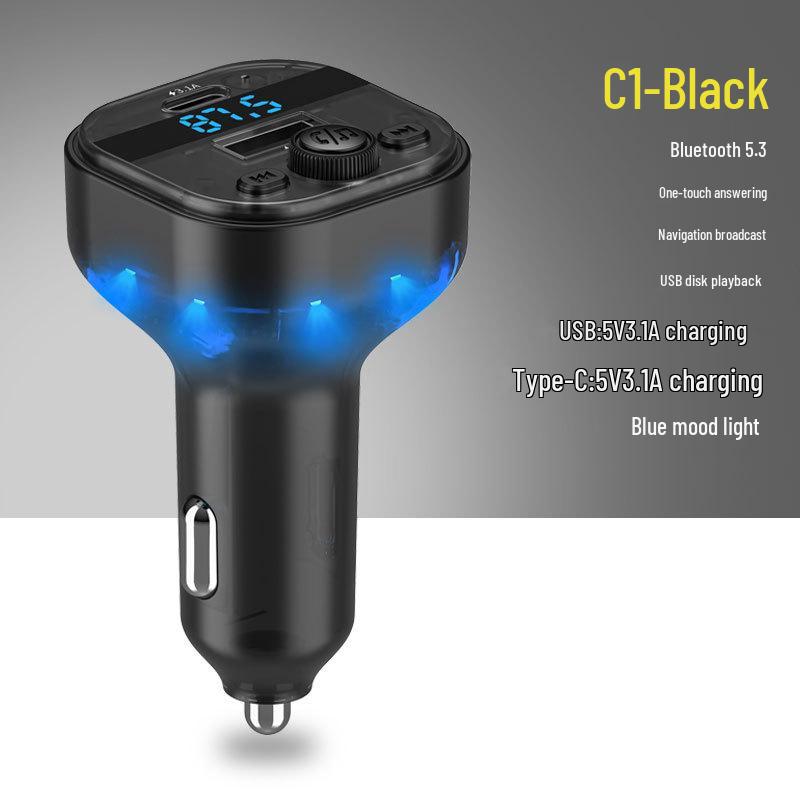 Multifunctional Bluetooth FM Transmitter & Car Charger with MP3 Player