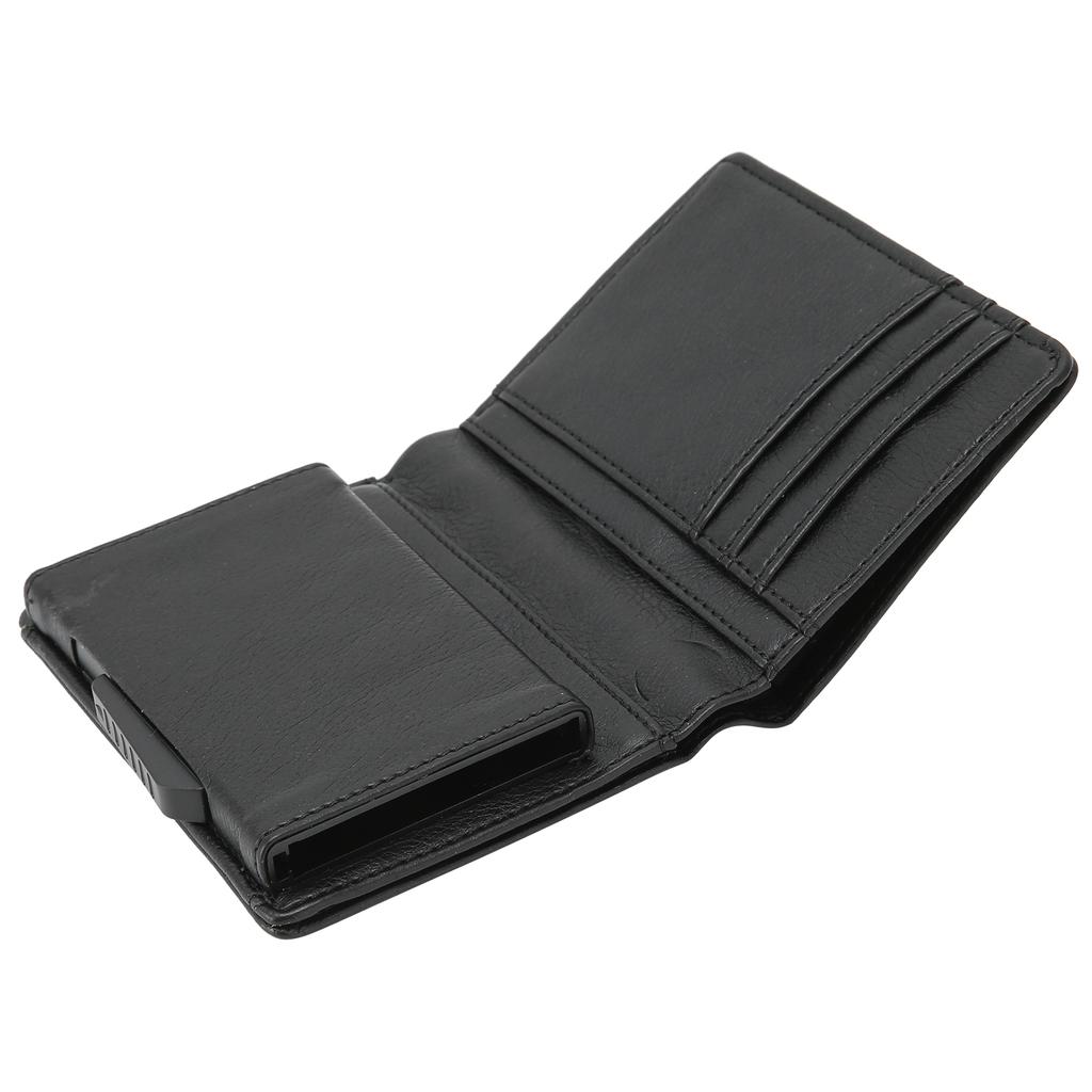 Business Name Card Holder Leather Multi Card Case Bag Wallet for Men and Women GiftBlack x‑54#