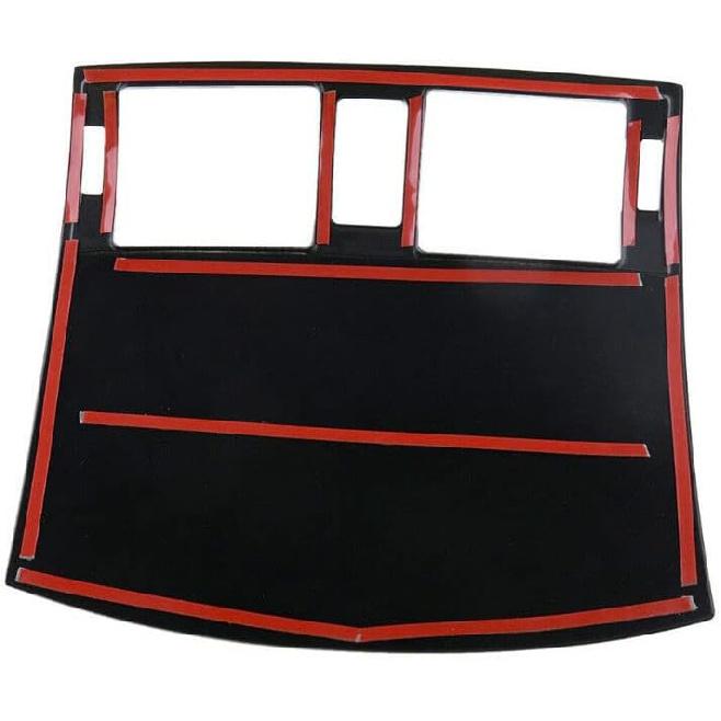 Tekstura włókna węglowego Osłona wylotu powietrza konsoli środkowej Pasuje do Toyota Corolla 2007 2008 2009 2010 2011 2012 2013