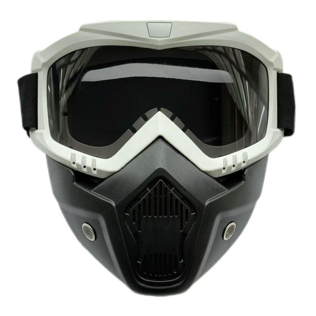 Retro Fashion Cycling Glasses: Windproof, Dustproof, Impact Resistant, Full Face Protection