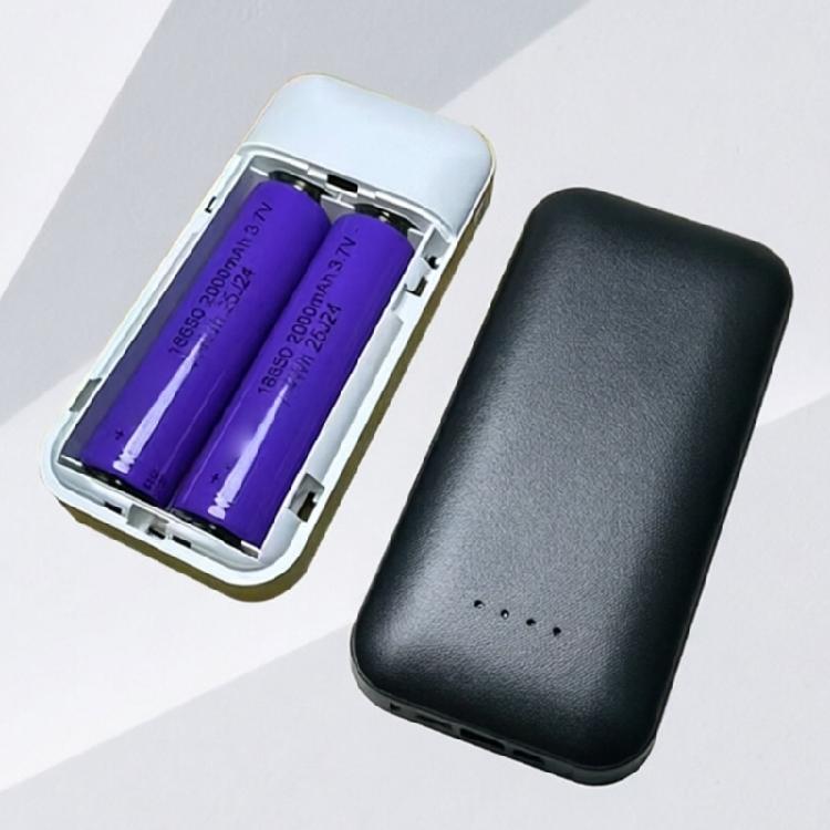Removable Battery Case Battery Holder Rechargeable Batteries Storage Box Detachable Mobile Power Module Plastic Texture