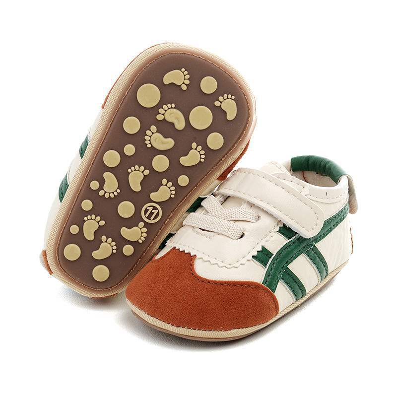 Spring, autumn and winter 0-1 year old newborn baby shoes toddler shoes for boys and girls baby front shoes sports versatile non-slip warm