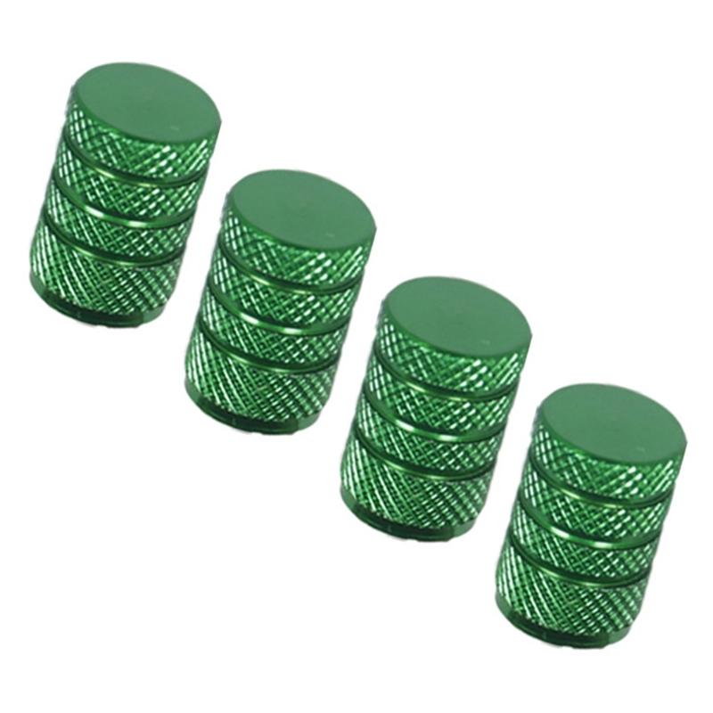 4PCS Aluminum Tire valves Stem Caps Corrosions Resistant Covers Aluminum Valves Caps Engineered Valves Stem Caps set X37F