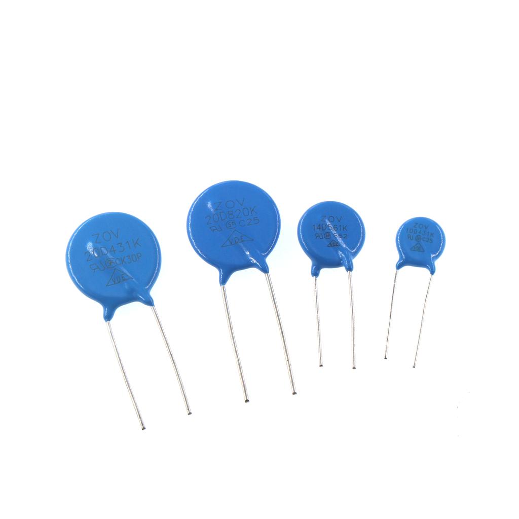 20/10/5PCS 14D471K 14D241K 10D 7D 25D271K 471K 431K 391K 681K 331K 240V 14D241 Varistor withstand voltage diameter 14 mm upright