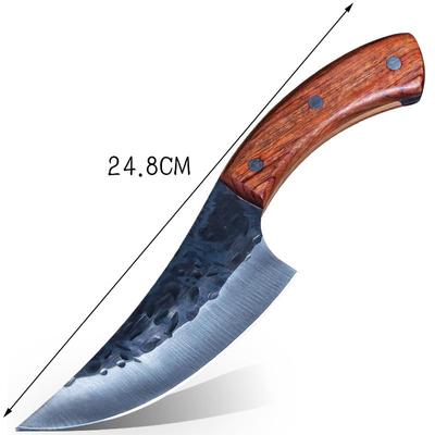 Cuchillo japonés hecho a mano de acero de alto carbono, cuchillo de deshuesar, cuchillo de cocina, cuchillo de carnicero
