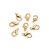 20Pcs/Lot 13*7mm Metal Alloy Gold Plated Lobster Claw Clasps For Bracelet Necklace Chain Diy Zircon Making Findings Supplies