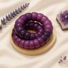 Lucky Bodhi Beaded Bracelets Purple Grape Color Healing Bodhi Bracelet Creative Gift Bangle