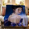 Celebrity S Shen Y Yue Throw Flannel Throw Blanket Suitable for Sofa Living Room Bedroom