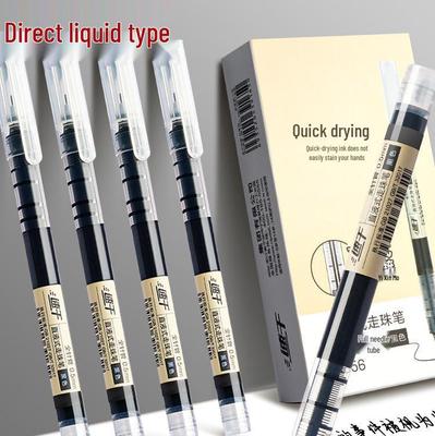 Quick-Drying 0.5mm Black Gel Rollerball Pen for Students