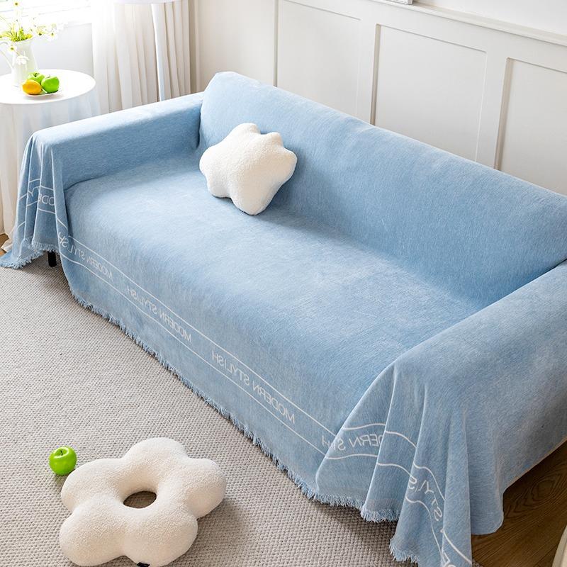 

Скандинавский чехол для дивана с защитой от кошек, синель, универсальная подушка для дивана, одеяло для дивана, универсальное полотенце для дивана Four Seasons 180*130cm