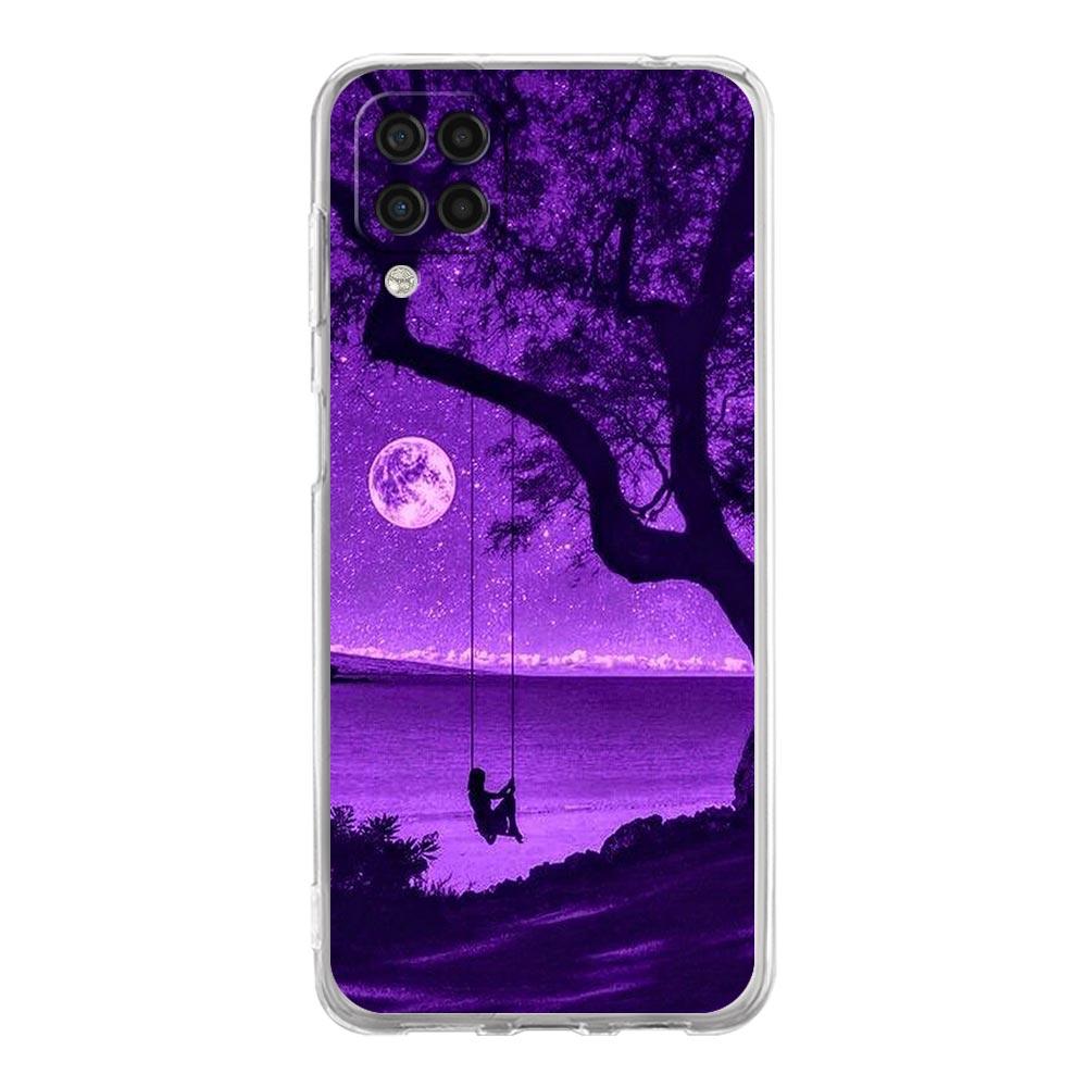 infinity on Purple Phone Case For Samsung Galaxy A51 A71 A21S A12 A11 A31 A41 A01 A03S A22 A13 A33 A73 A53 A52 A32 5G A23 Cover