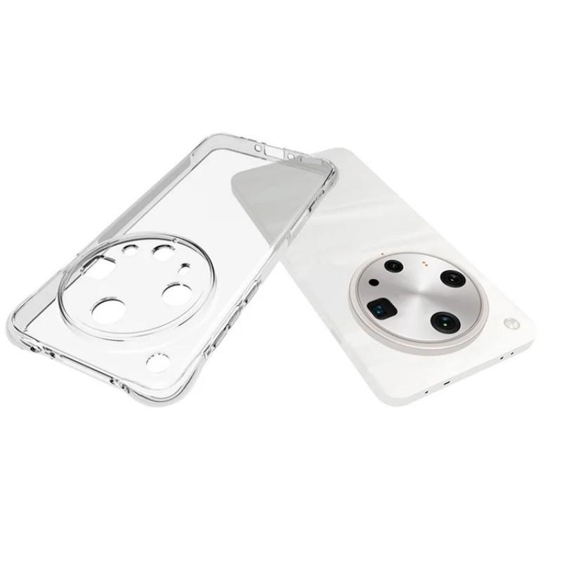 

For Oppo Find X9 Pro 5G Clear TPU Case WANLONFENG TM Series 2.0mm Phone Back Cover Transparent
