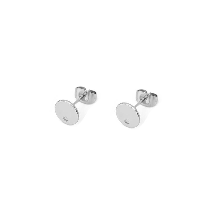 

20pcs PVD Never Fade Stainless Steel Earrings Hooks Bulk Anti Allergy Earring Making Clasps For Diy Jewelry Supplies Findings 8mm