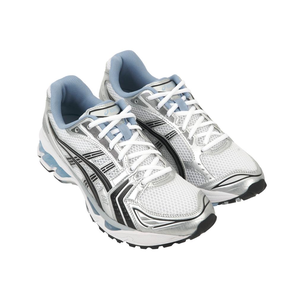 JJJJound x ASICS Gel Kayano 14 Blanc Bleu Bébé Baskets Unisexe Argent Noir 1203A961-101