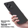 Phone Case for Xiaomi Redmi Note12Pro+, Protective Cover for Redmi Note12Pro+, Shockproof Silicone Upgraded Lens Case, Matte Finish - Midnight Black