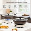 COOKER KING 30cm Non-stick Flat Bottom Wok