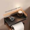 Weltraum-Aluminium Toilettenpapierhalter Ohne Bohren Gesichtstuch Taschentuchboxen Langlebiger Taschentuchaufhänger Küche