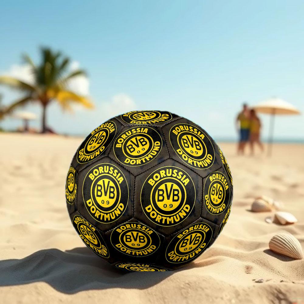 1pc Borussia Dortmund Soccer Ball Size 5 Indoor Soccer Ball Fashion Colorful Backyard Game - Great For Sports Fans Gift HE14