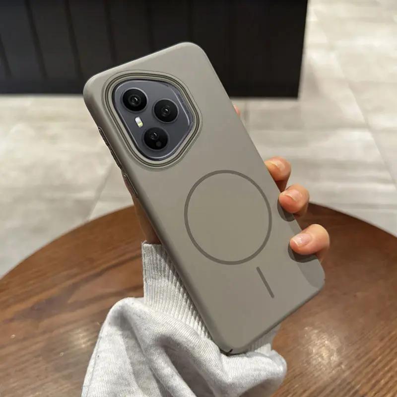 

Для Honor400 400 Pro Чехол Модный Простой Мягкий Магнитный ПК Приятный на ощупь Противоударный Чехол Для Honor 400 Pro Funda Honor 400 (Global)