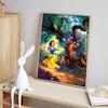 Disney Diamond Painting Snow White and The Seven Dwarfs Forest Healing Illustration 5D Diamond Painting Art Embroidery Cross Stitch Room Decoration
