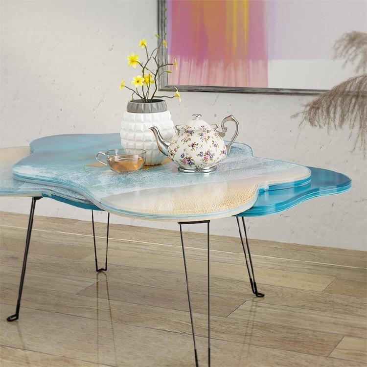 Silicone Irregular Tabletop Mold for Epoxy River Table Making Form Casting