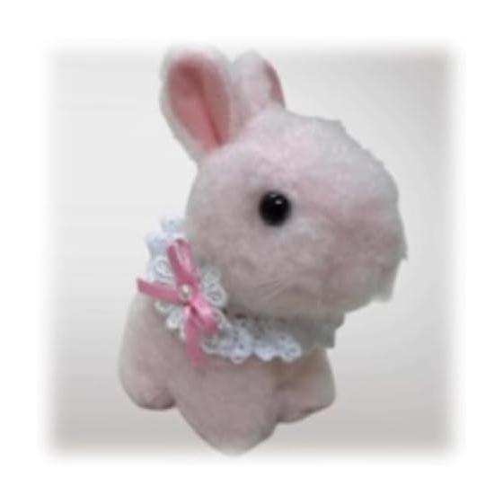 Fluffy Series Rabbit Pink 50011 Approx. H10cm