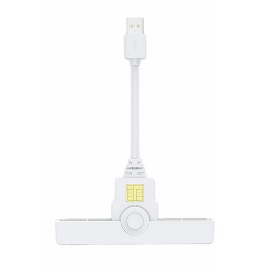 

Смарт-кардрідер Type-C USB 2.0 Plug-and-Play кардрідер для Windows Портативний зчитувач банківських чіп-карт Легкий зчитувач CAC ID-карт USB