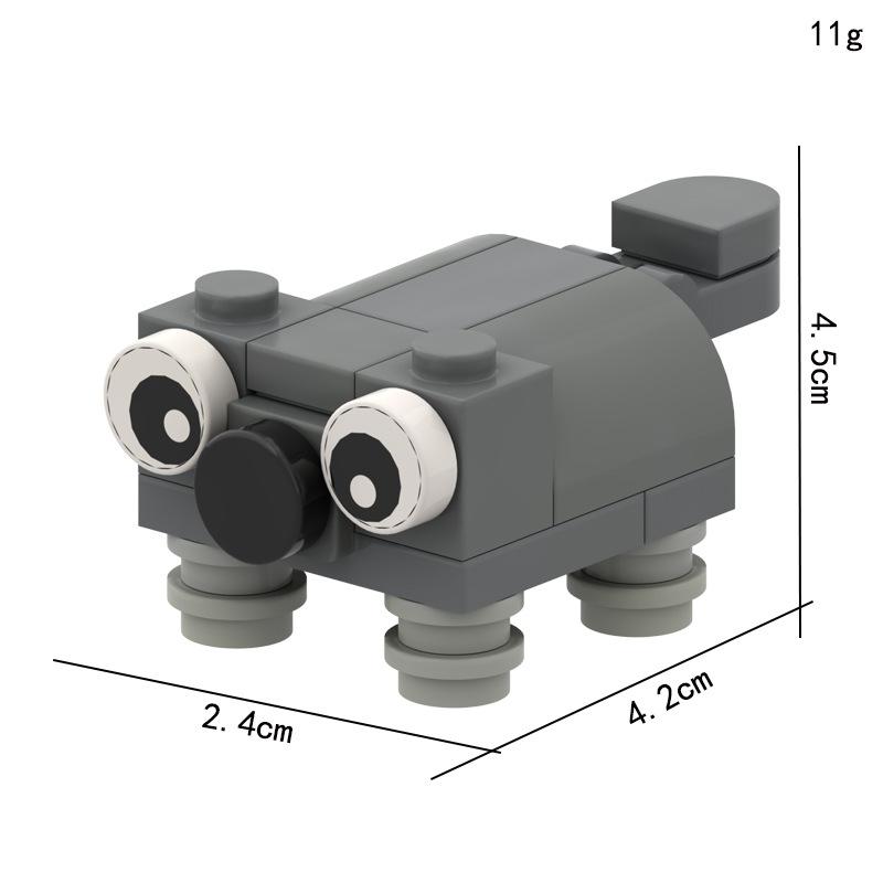 2024 3D Kinder-Block-Kunststoff-Spiel-Designer für Jugendliche und Kinder Dandy's World