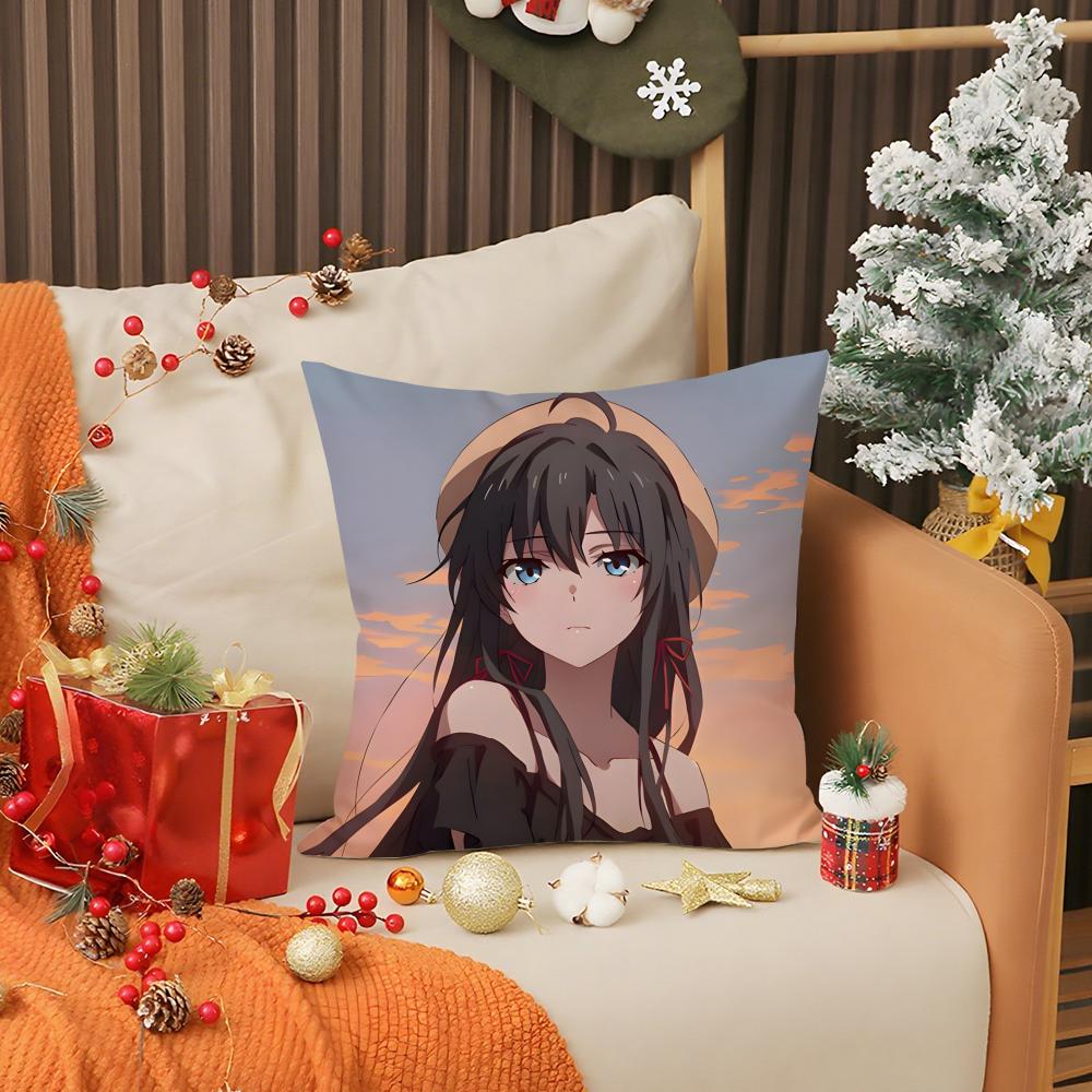 MMy Teen Romantic Comedy SNAFU Pillow Case Printing Pillowcase Living Room Sofa Cushion Cover Bedroom Room Decor