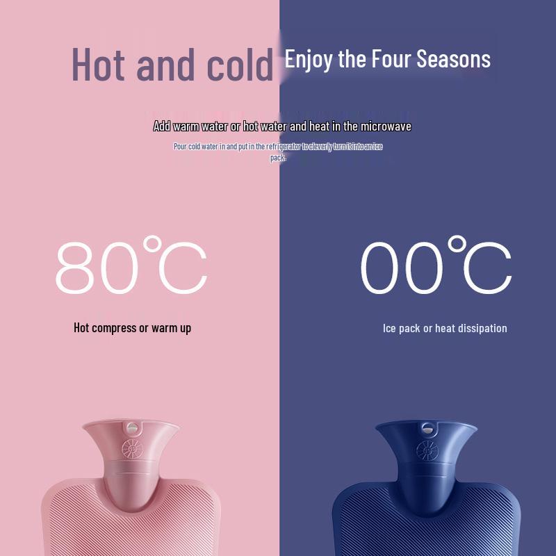 Large Hot Water Bottle & Portable Hand Warmer for Women