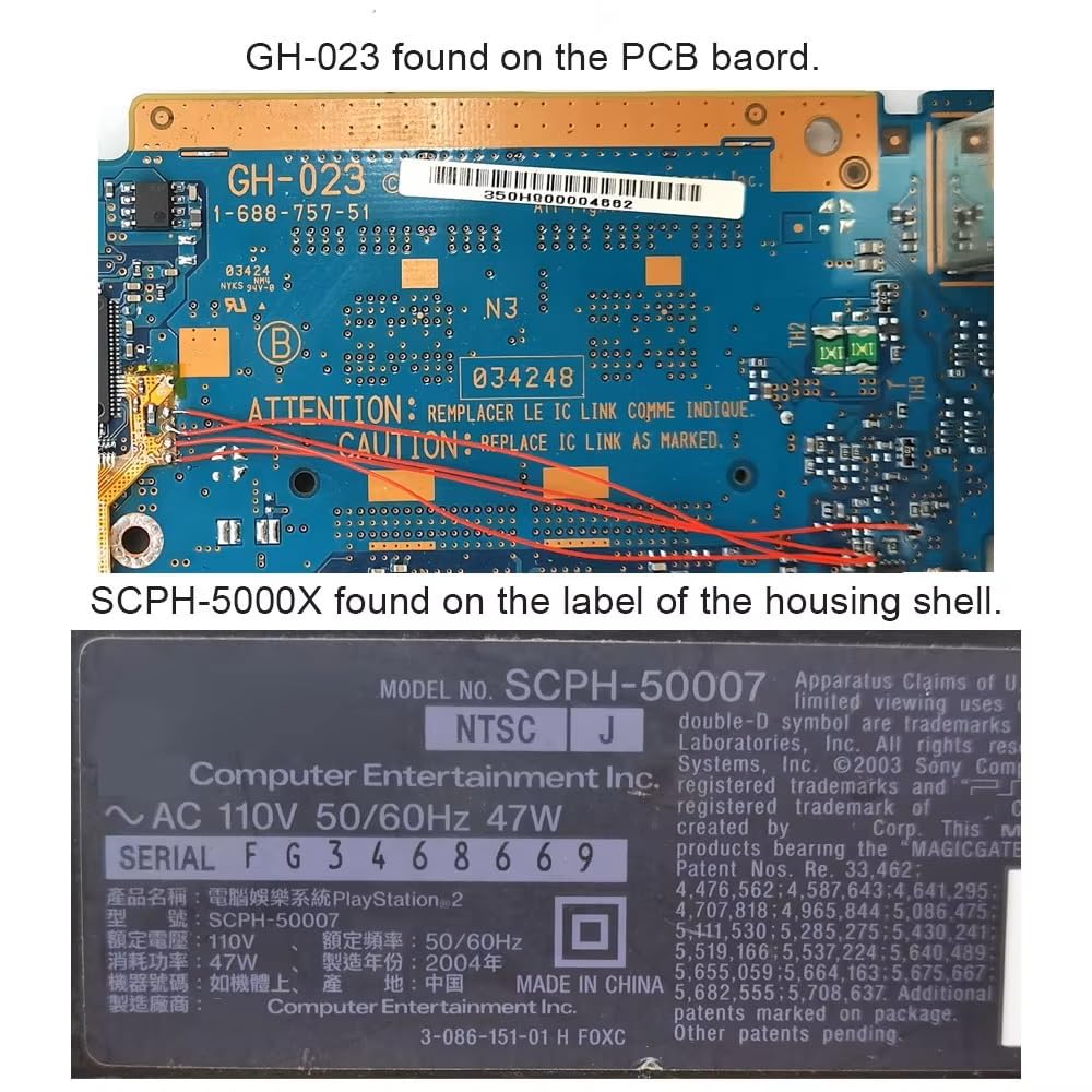 SRPJ Retro Game HDMI Output Modification Kit Digital HDMI Mod Adapter Kit PS2 - GC/N64/SFC/GBA/PS/PS2/PSP/DC/MD/GG - (Thick (432615))