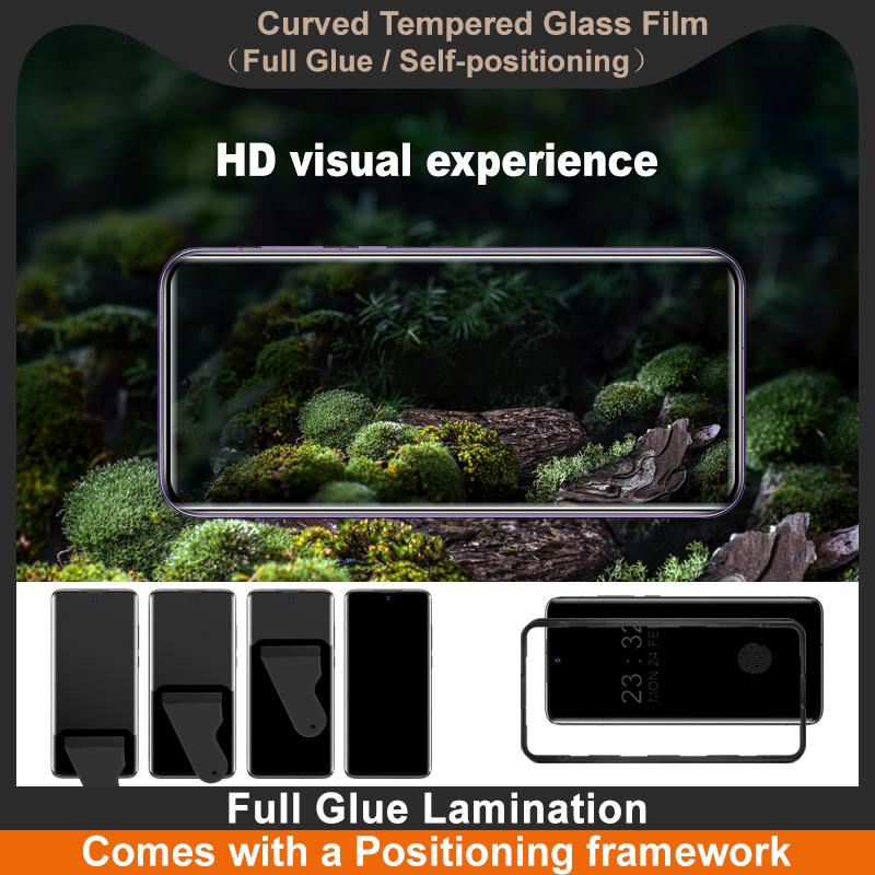 Folia Ochronna na Ekran IMAK Do Huawei Pura 70 Pro/Pura 70 Pro+/Pura 70 Ultra Pełne Klejenie 3D Zakrzywione Szkło Hartowane z Ramką Pozycjonującą