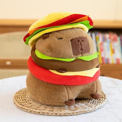 Cute Burger Plush Toy for Kids And Teens - Adorable Room Accent Or