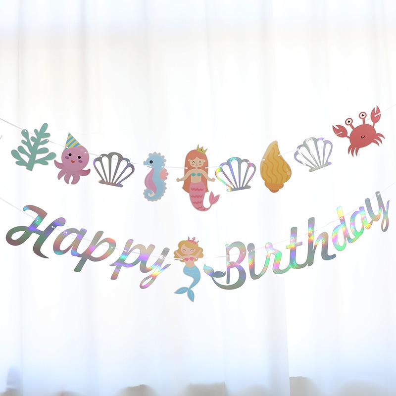 Colourful Banners Happy Birthday Letter Banners Hanging Banners Festive Decorations Party Decorations Home Decor