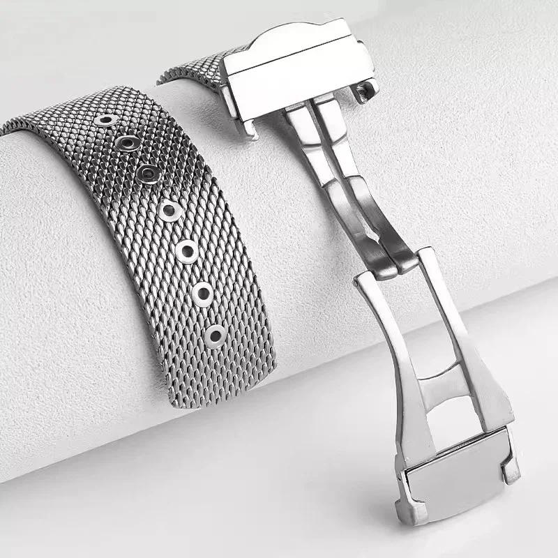 For Omega 007 Milan watch strap seahorse 300 flawless death Observatory rhubarb bee steel bracelet 20mm Watchbands