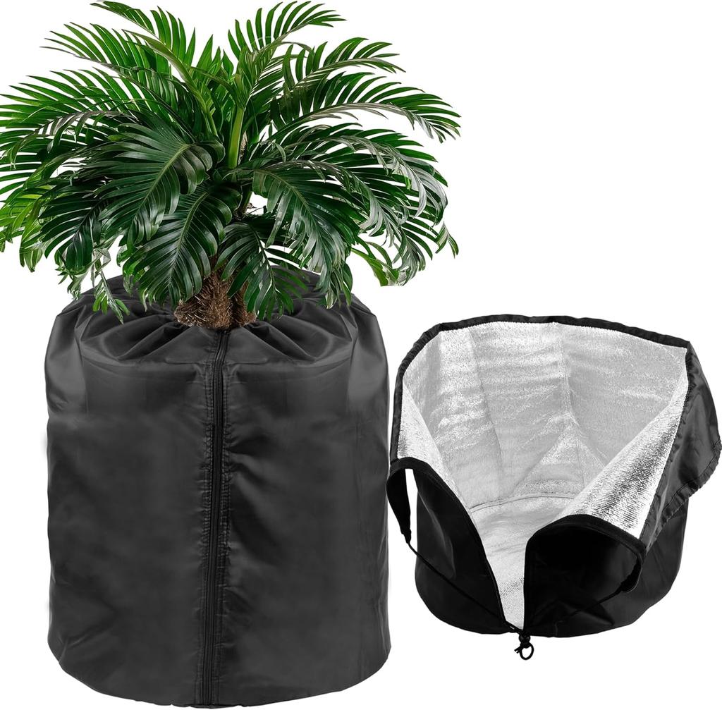 Cubierta Duradera de Protección contra Heladas para Plantas con Papel de Aluminio y Tejido No Tejido para Uso Exterior en Invierno Chaqueta Térmica para Árboles y Arbustos