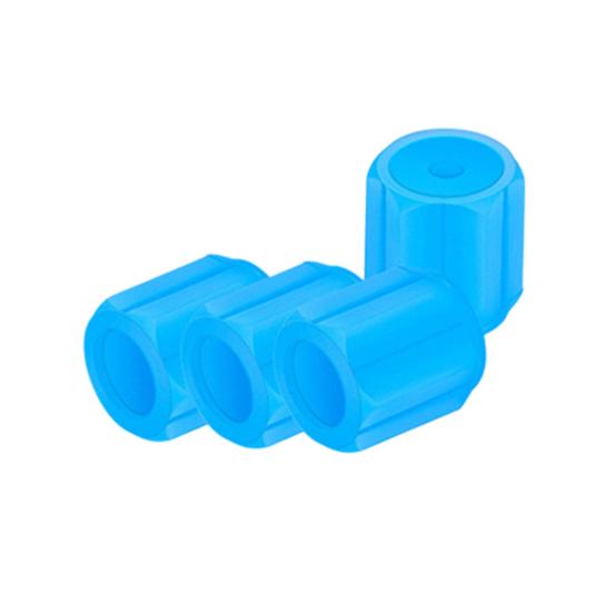 Glow-in-The-Dark Tire Valve Caps Set Universal Waterproof Lights Stem Covers Wear-Resistant Vehicle Tire Valve Caps