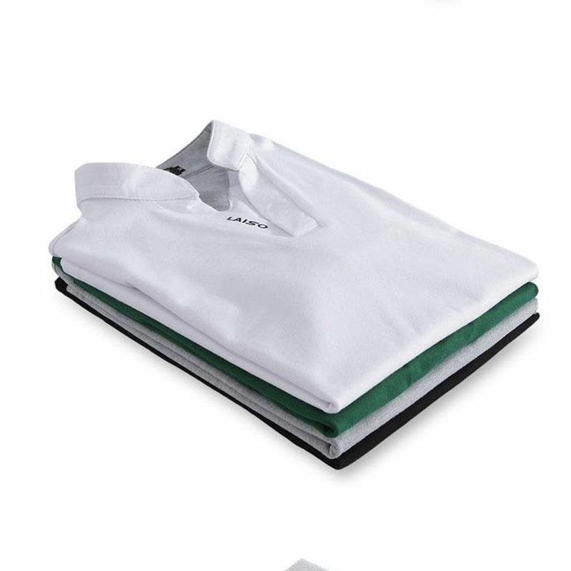 Fashion V Mens Neck Short Sleeve T Shirts Polo Shirt Mens Clothing Tops