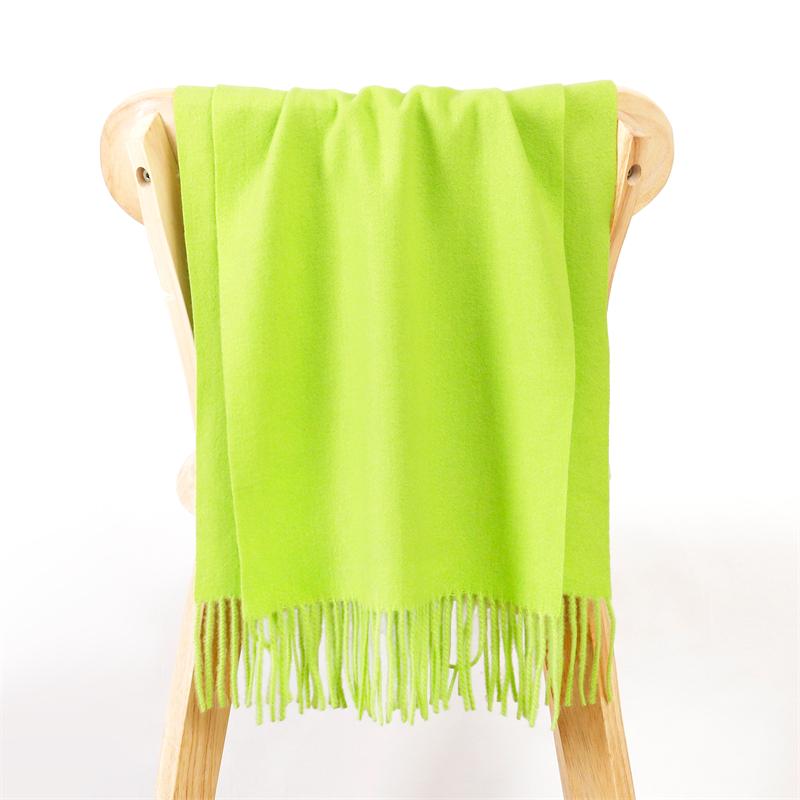 Kaffee Schal für Damen Lange Warme Kaschmirschals Winter Hijab Einfarbig Damen Stola Wickel Weiblich Pashmina Bandana Kopftücher