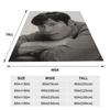 Lee Byung Hun Actor Blanket Multi-function Flannel Sofa Throw Blanket for Home Bedroom Travel Throws Bedspread Quilt