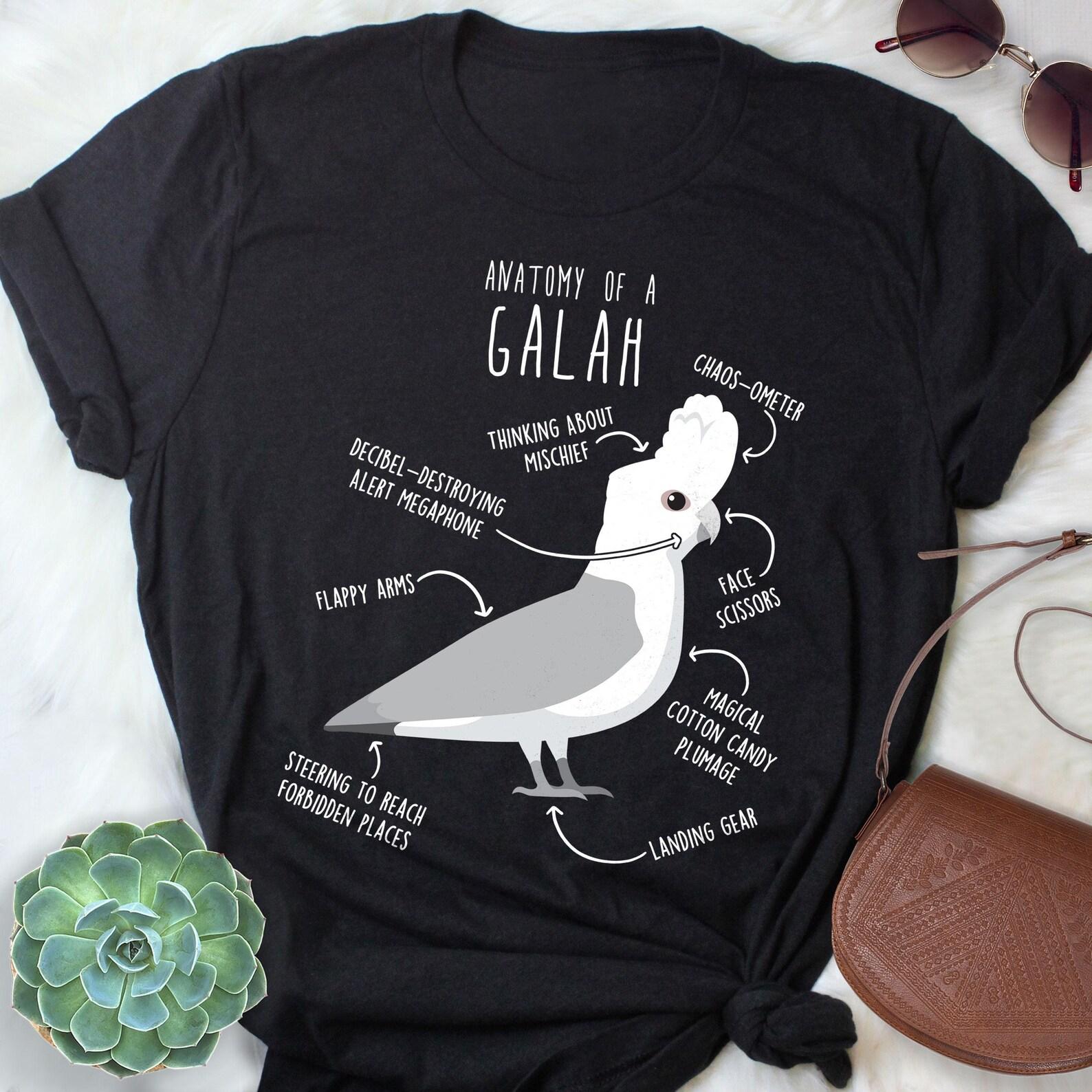 Blue Galah Shirt, , , Funny Parrot Lover Gift, Cute Pet Rose-Breasted Cockatoo T-shirt, Bird, Cockatoo Mom Cockatoo Dad Australian 160