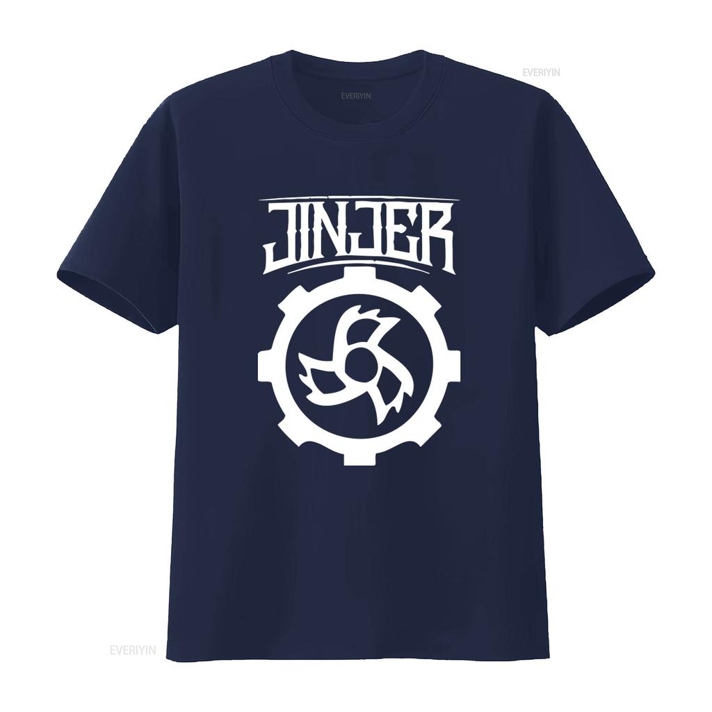 NWT Jinjer Metalcore Progressive Metal Rock Band Music Retro Logo T Shirt S 3XL Long vintage Washed Casual Unisex Stylish
