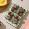 Cute Bear Silicone Mold Creative Bear Dessert Cake Silicone Mold Summer Ice Mold Ice Mold Silicone Bar Accessories Kitchen Tool
