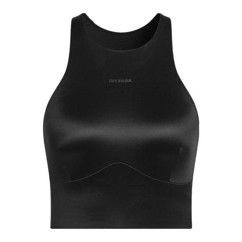 Adidas Originals X Ivy PARK Women s Form-Fitting Racerback Crop Top Black Female IN8653 S